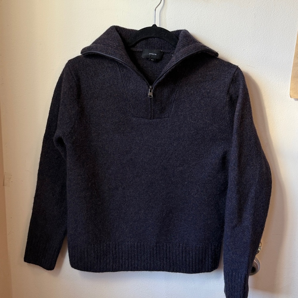 Vince Zip-Up Sweater - Size: M
